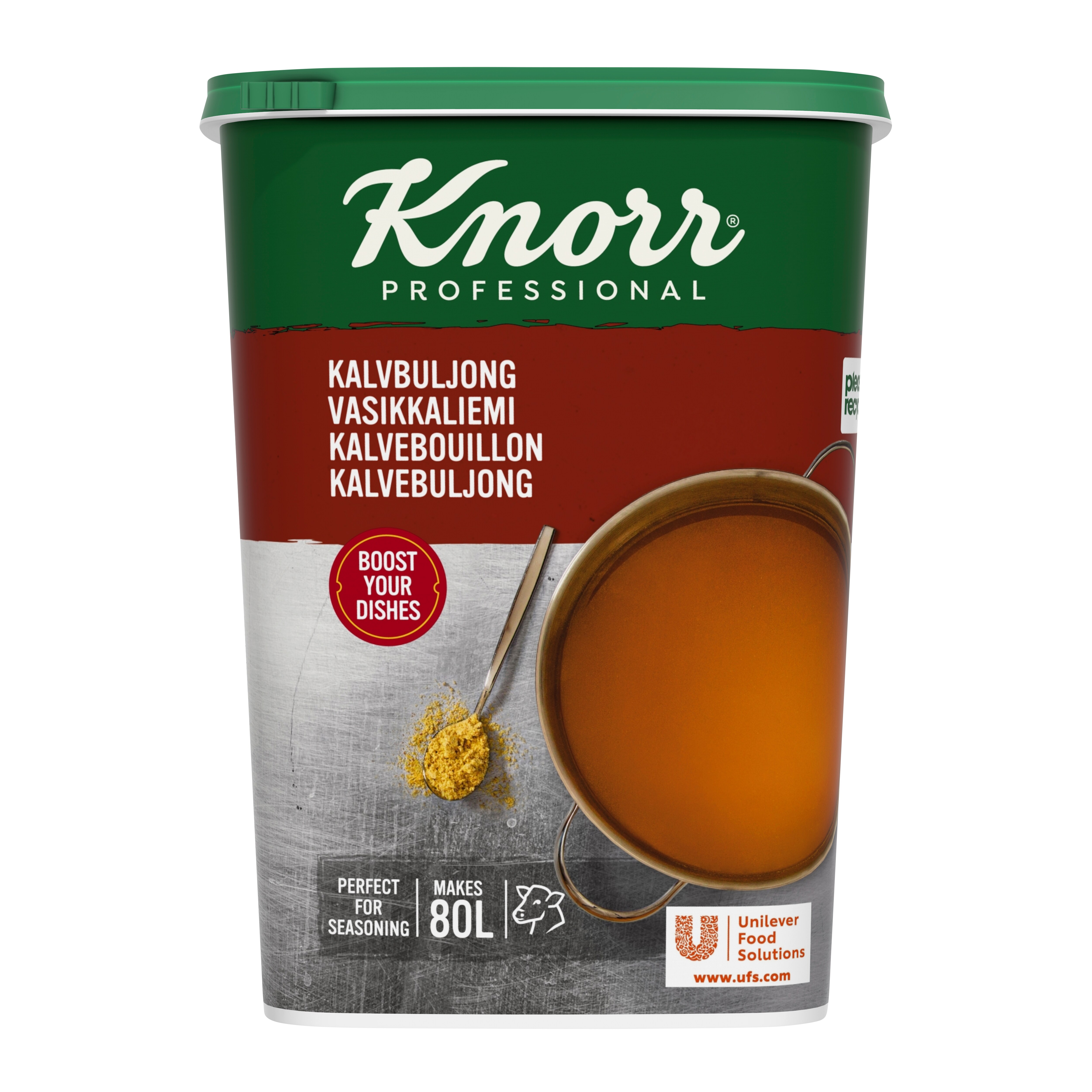 Knorr Kalvbuljong, pulver 3 x 1,2 kg